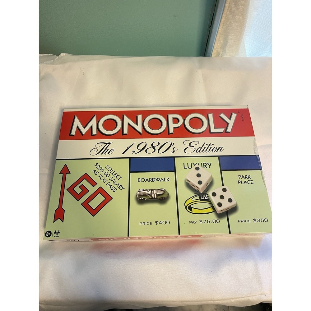 Monopoly The 1980's Edition Game‎ "With Original Pieces" NEW FACTORY
